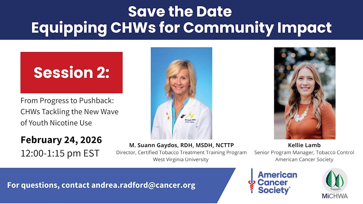 Save the Date: WVU School of Dentistry faculty member to present American Cancer Society webinar