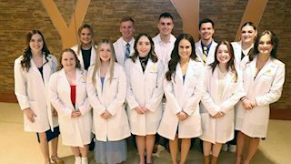 Second WVU Nursing Bridgeport Campus cohort participates in Pledge Ceremony