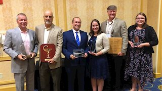 SoP alumni and faculty win awards at WVPA Convention