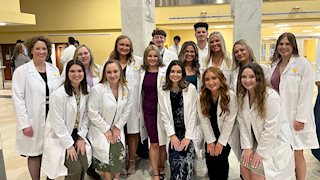 Spring 2024 Pledge Ceremony welcomes sophomores into the study of nursing