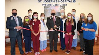 St. Joseph’s Hospital Wound Care Clinic celebrates Wound Healing Awareness Month with ribbon cutting