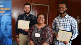 Students inducted in the newly created Van Liere Research Society