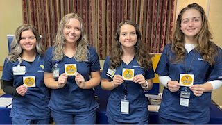 Student nurses represent Keyser Campus during career fair, alumni event