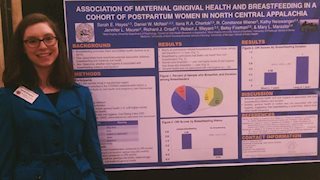Student studies links between breastfeeding and oral health