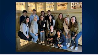 Students explore origins of medicine during study-abroad trip to Italy