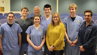 Students learn about direct gold restorations