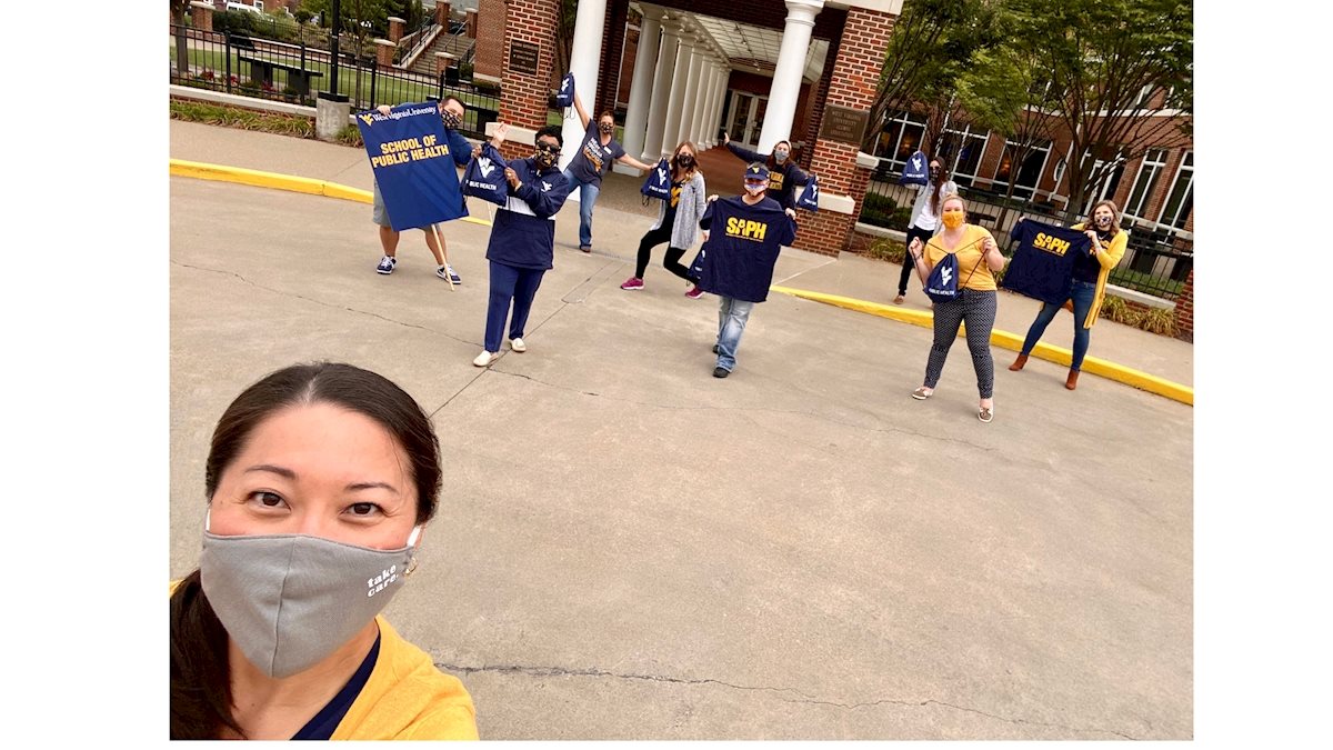 Students welcomed back with swag and smiles