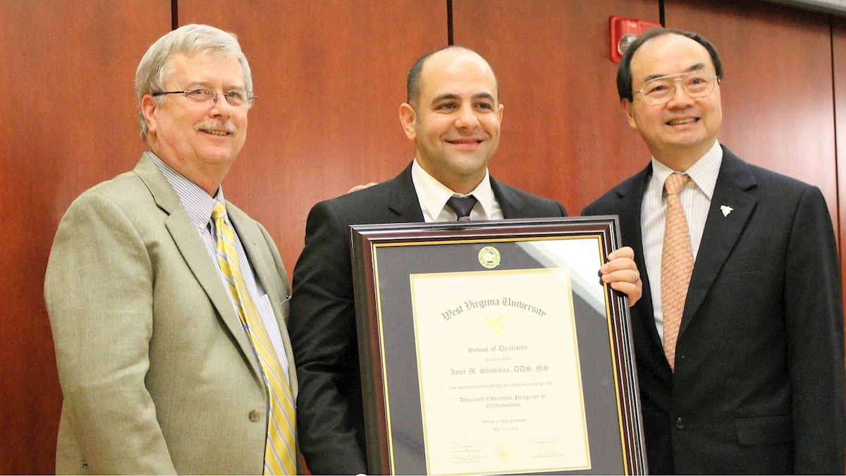 Three celebrate completion of postdoctoral orthodontics program