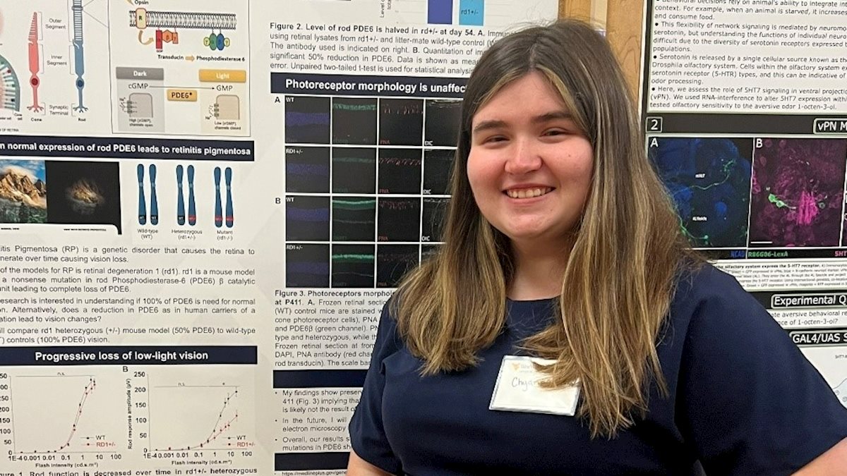 Undergraduate student gains valuable experience through variety of WVU research opportunities