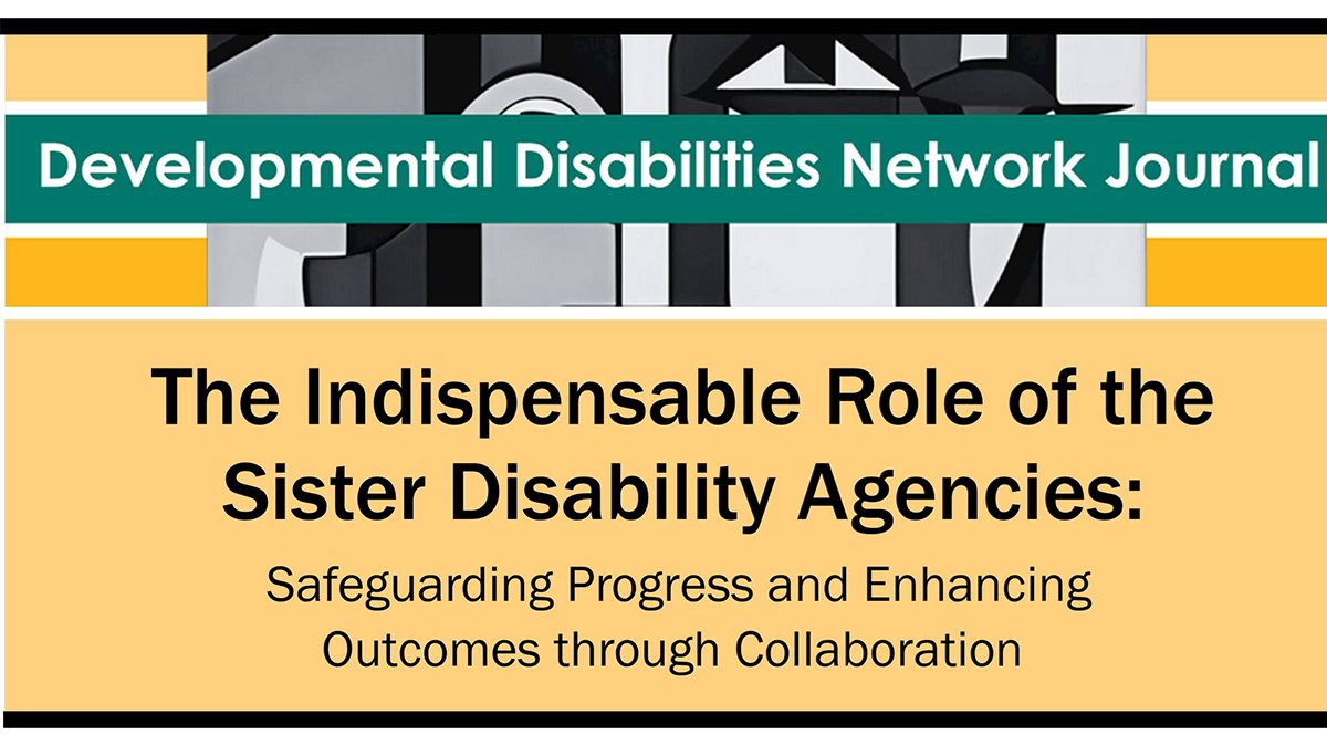 WV DD Network leaders co-author article in Developmental Disabilities Network Journal