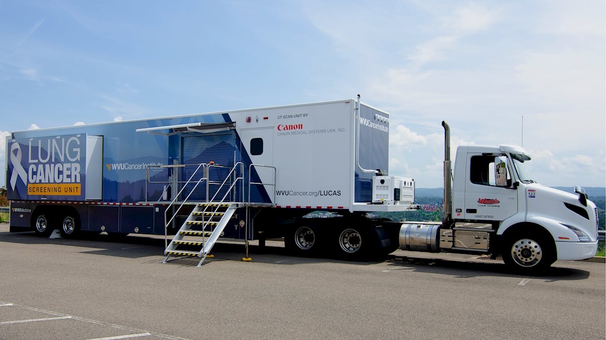 WVU Cancer Institute to pilot nation’s first fully mobile lung cancer screening program