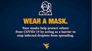 WVU, CDC report first two weeks' results for mask observation study 