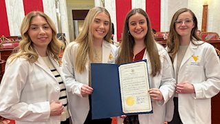 WVU dental hygiene students participate in advocacy at the Capitol