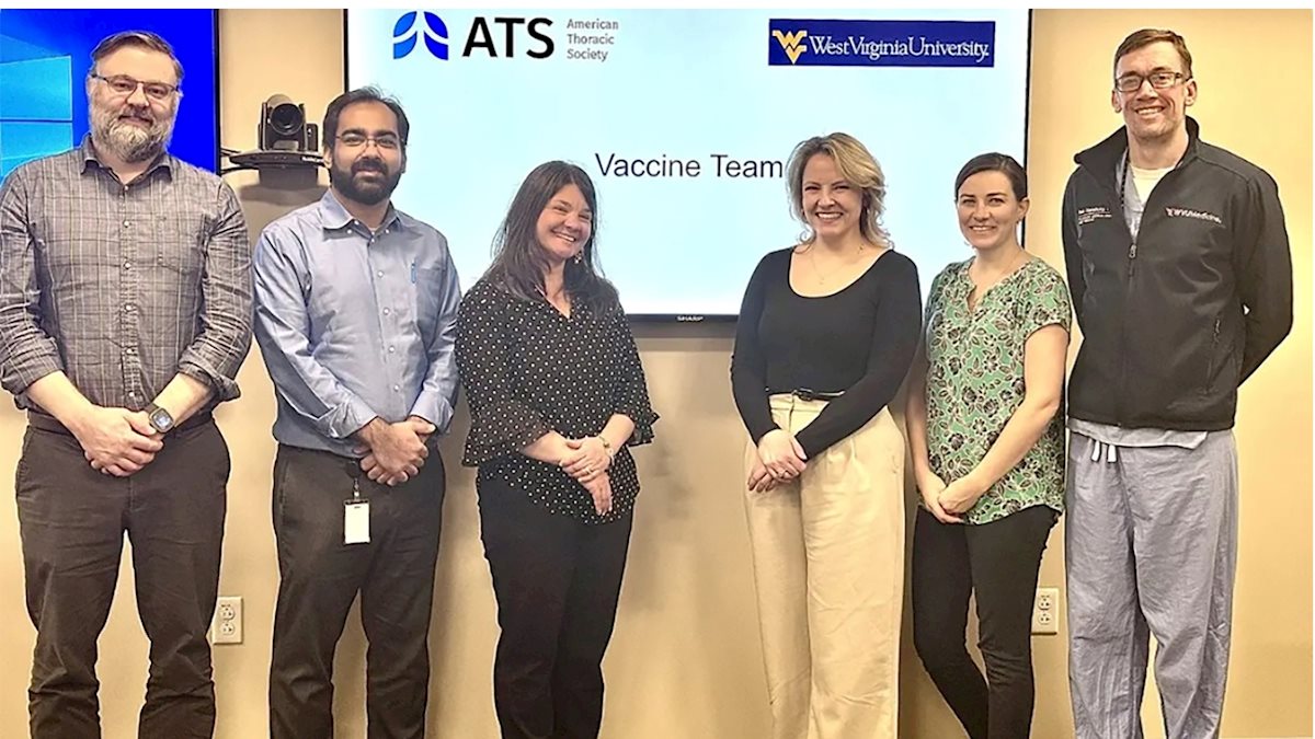 WVU Division of Pulmonary Critical Care and Sleep Medicine partners with American Thoracic Society to improve respiratory care in West Virginia