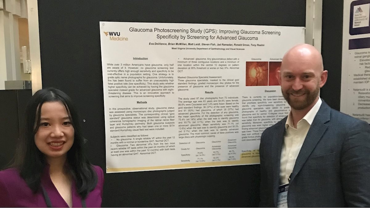 WVU Eye Institute's Glaucoma Group Work Presented at the American Glaucoma Society