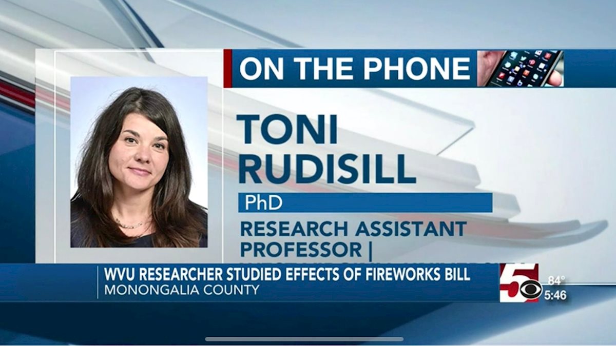 WVU in the News: WVU Researcher finds firework-related injuries spiked 40% after 2016 fireworks law