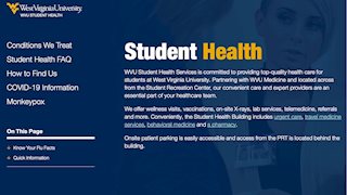 WVU launches new Student Health website