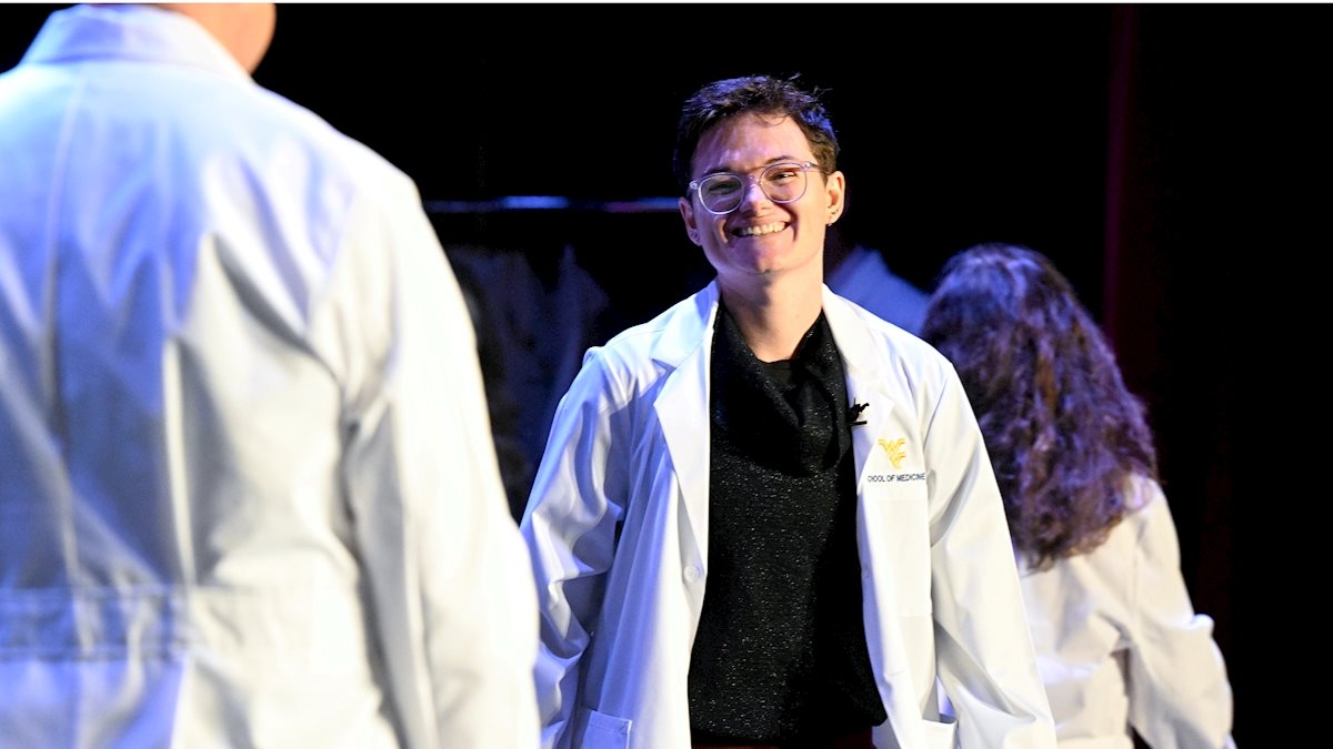 WVU medical students earn white coats, transition to clinical care 