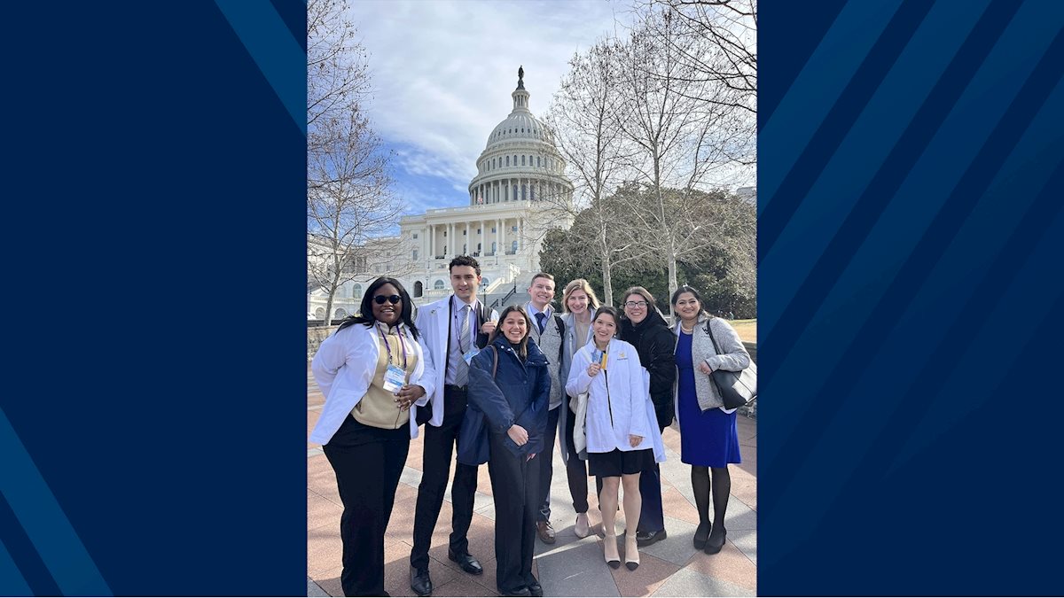 WVU medical students meet with legislators to discuss key healthcare policies at national medical advocacy conference