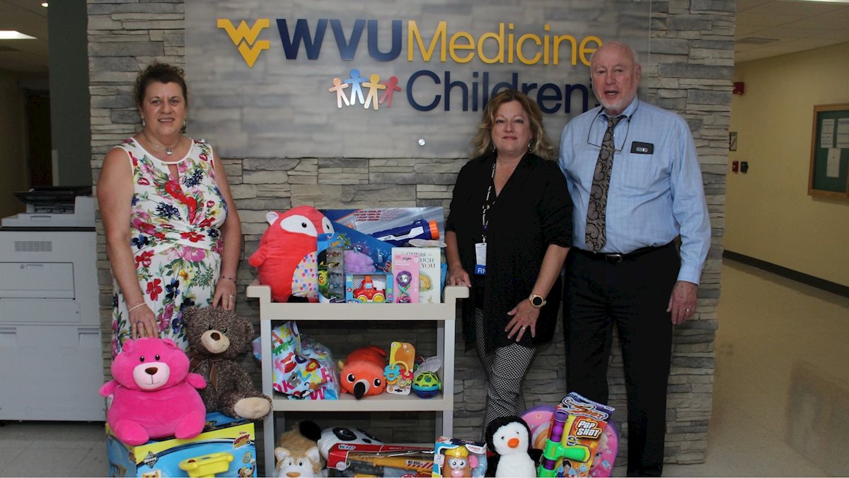 WVU Medicine Children’s receives toy donation for NICU, Pediatrics