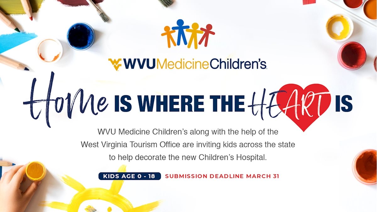 WVU Medicine Children’s, West Virginia Tourism Office to host kids’ artwork contest