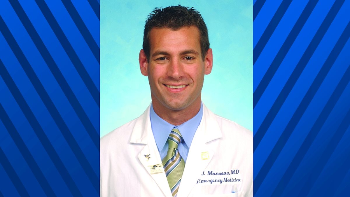 WVU Medicine’s Dr. A.J. Monseau to serve as head team physician and medical director for WVU Athletics