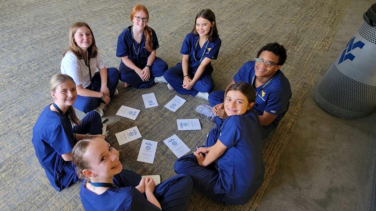 WVU Nursing Academy inspires high school students to pursue careers in healthcare