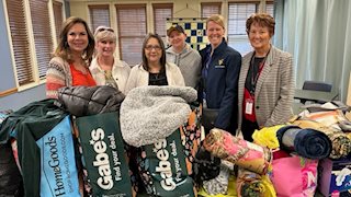 WVU Nursing Charleston Campus collects donations for Covenant House 