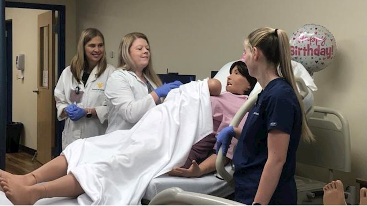 WVU Nursing Keyser Campus welcomes new OB/GYN manikin