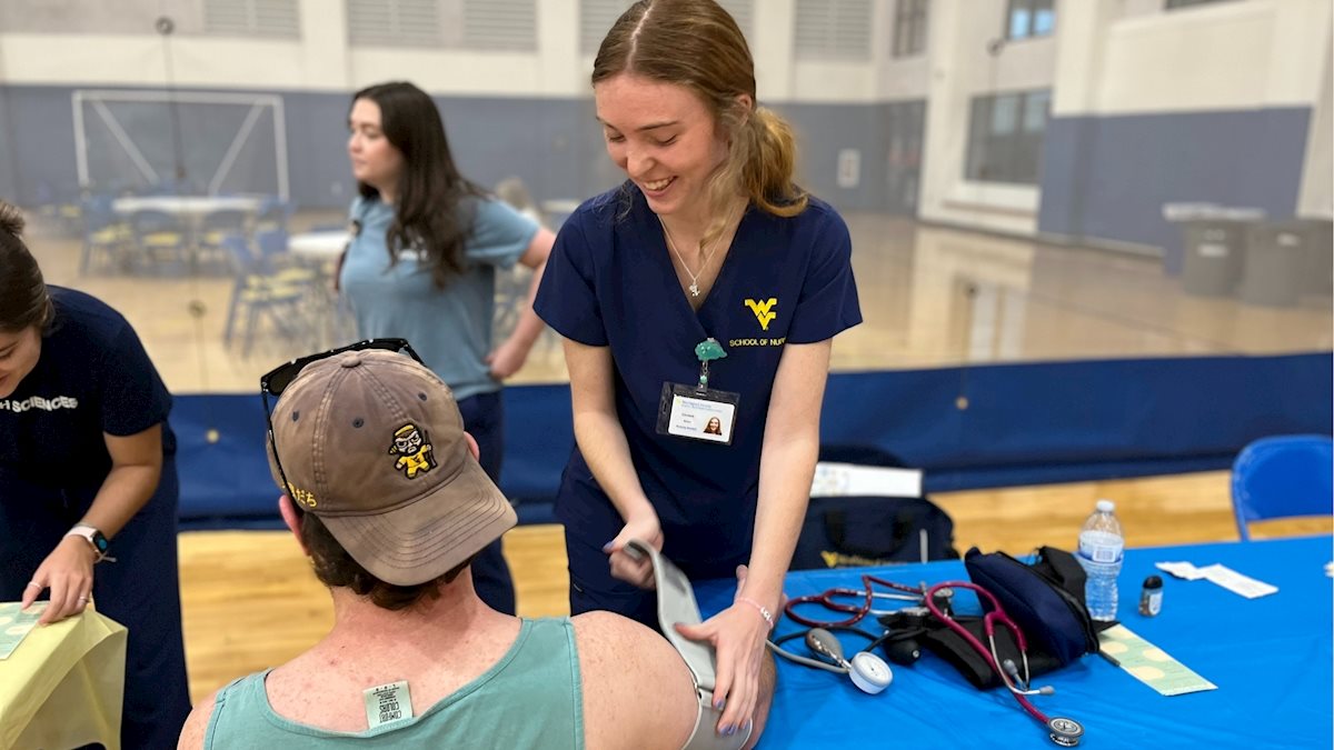 WVU Nursing students to support health fair at PA public library
