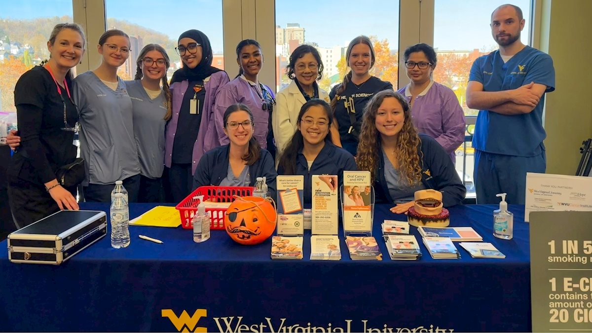 WVU provides free oral cancer screenings at community health fair