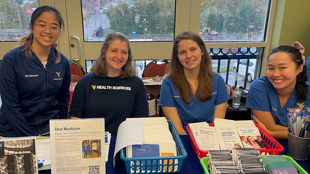 WVU School of Dentistry provides oral cancer awareness at community health fair