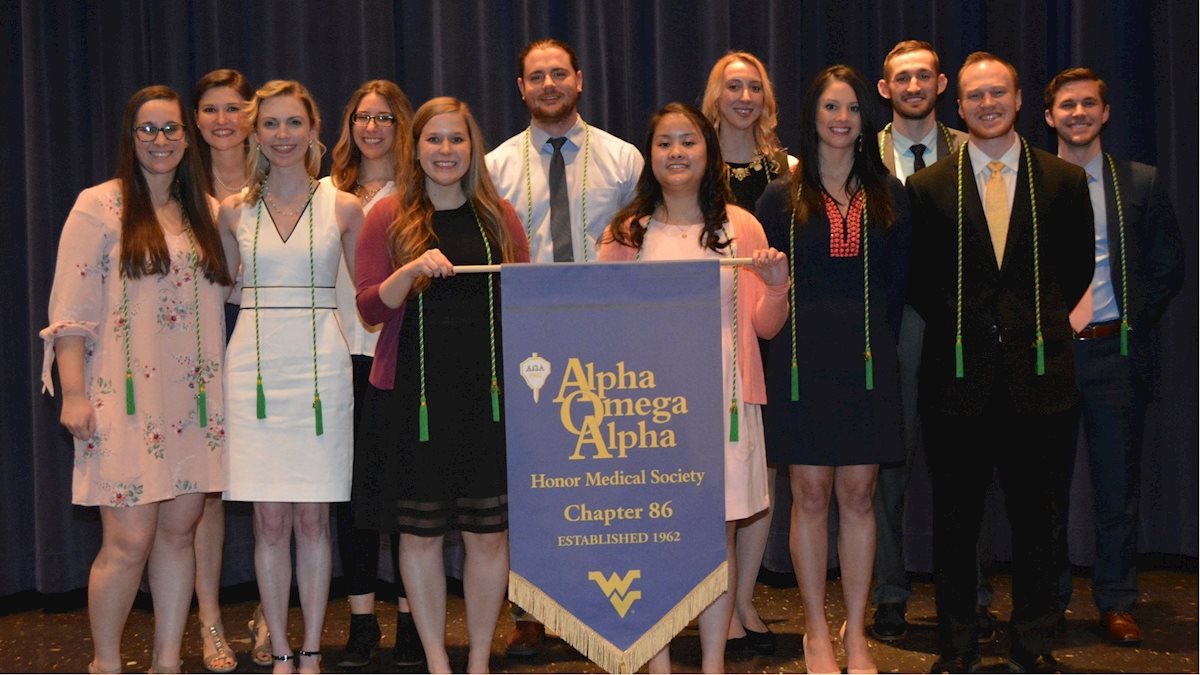 WVU School of Medicine Alpha Omega Alpha honor society inducts new members