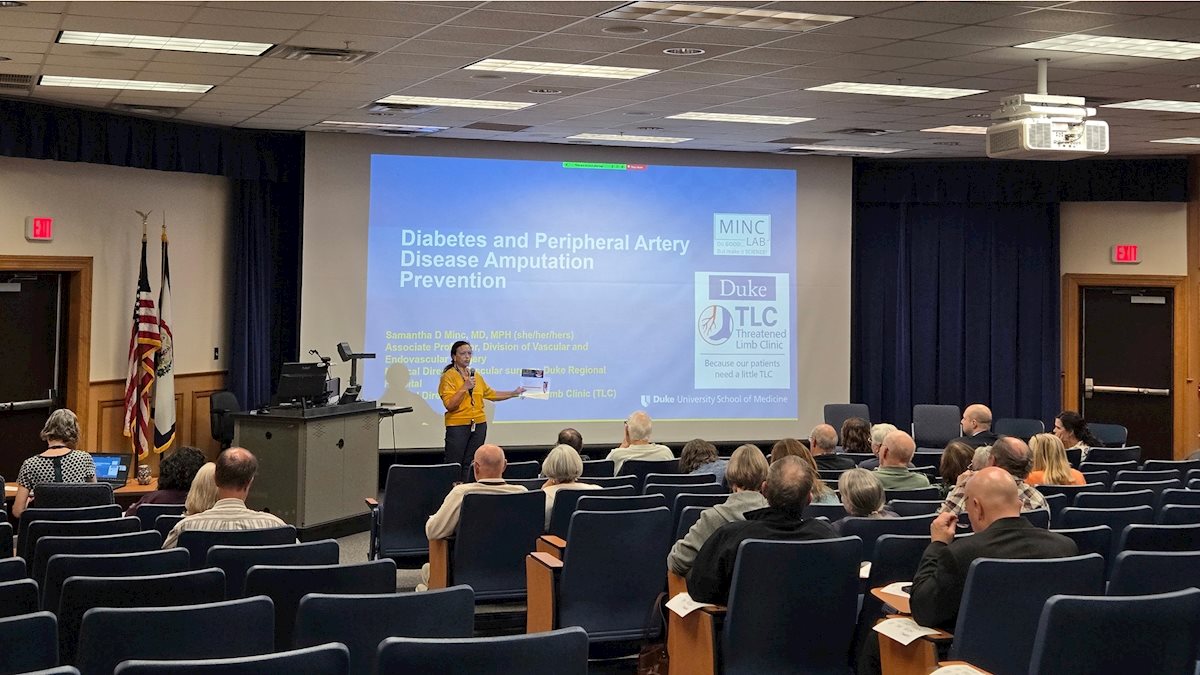 WVU School of Medicine Eastern Campus faculty and students connect with community members through Mini Med School events