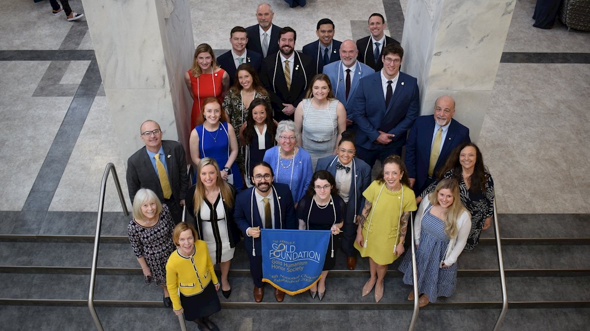 WVU School of Medicine holds event for the Spring 2025 GHHS inductees