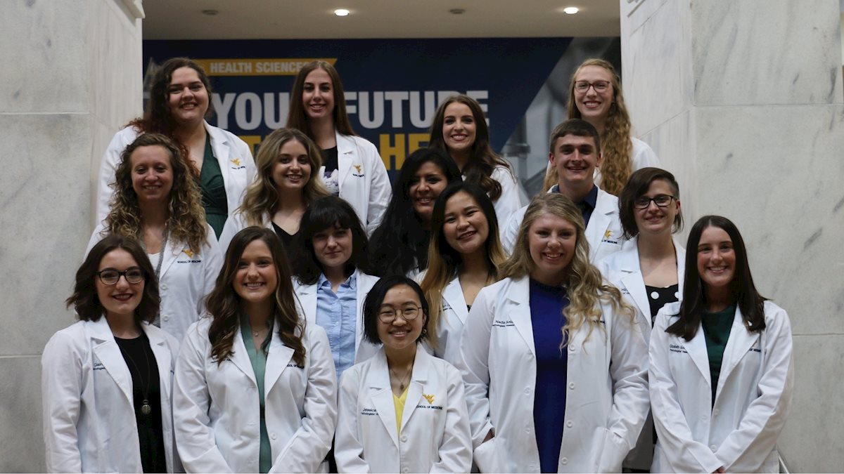 WVU School of Medicine Pathologists’ Assistant Program holds rescheduled White Coat Ceremony