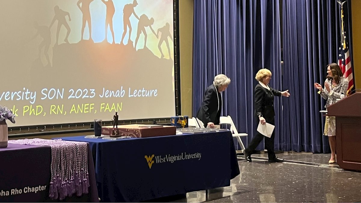 WVU School of Nursing celebrates Jenab Lectureship, student awards and Sigma inductees