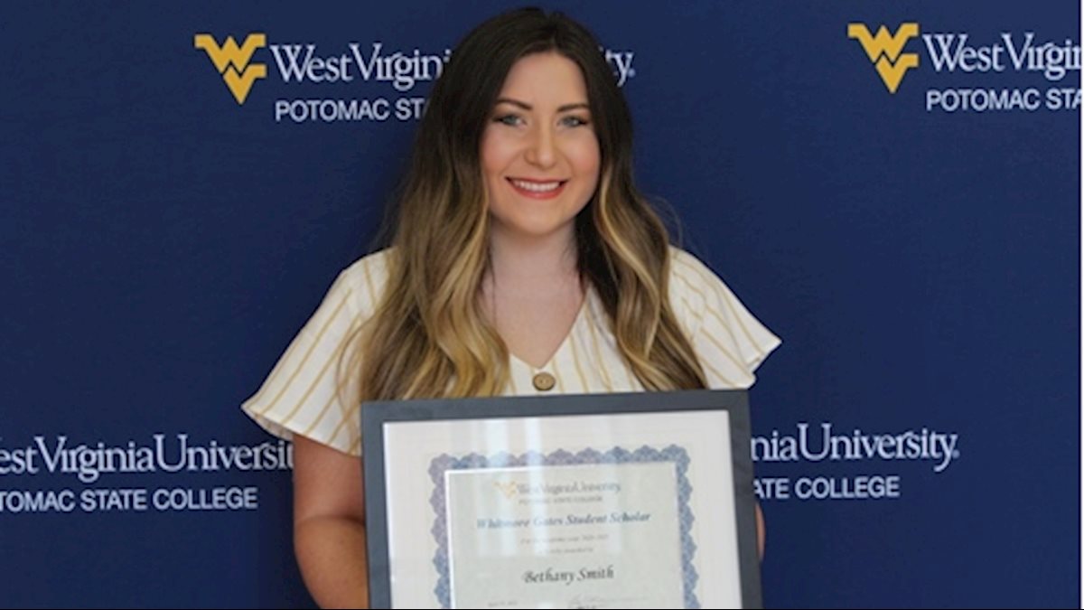 WVU School of Nursing Class of 2021 alumna Bethany Smith recognized as a Whitmore/Gates Scholar. 