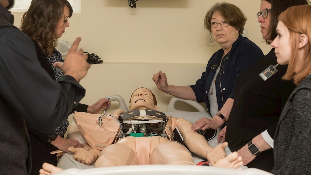 WVU School of Nursing - Potomac State College Installs High-Tech Simulation Manikins