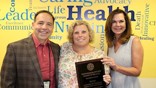 WVU School of Nursing receives recognition award from Monongalia County Health Department for assistance during COVID-19