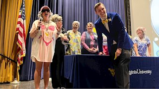 WVU School of Nursing’s Family Feud event raises $1,900 for homeless outreach efforts
