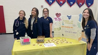 WVU School of Nursing student encourages middle schoolers to consider nursing as a career