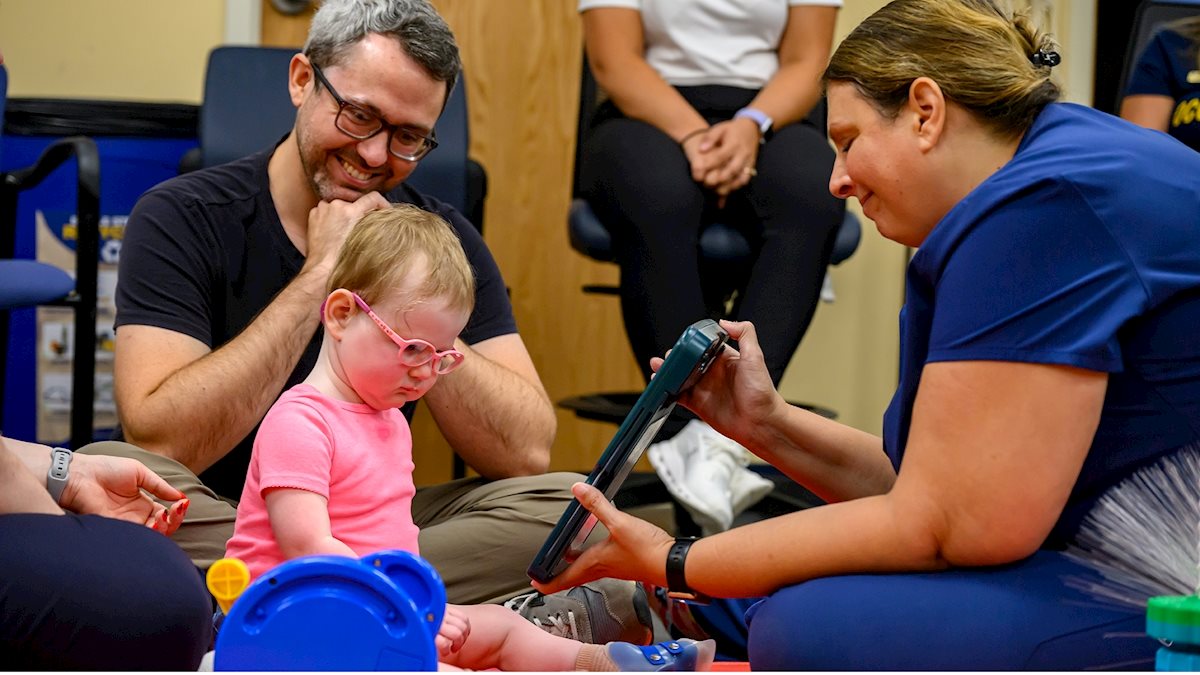 WVU Speech-Language Pathology student helps provide assistive technology evaluations through RISE