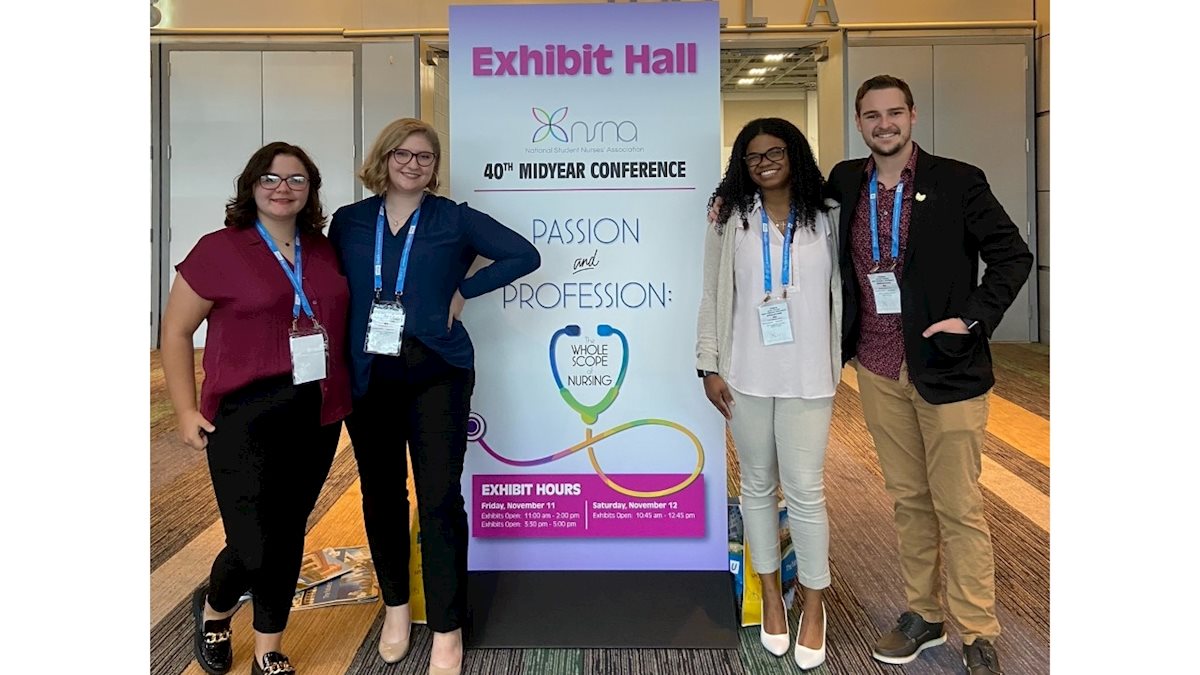 WVU Student Nurses' Association leaders attend NSNA Mid-Year Conference