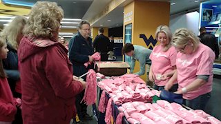 WVU women's basketball game raises breast cancer awareness and support for breast care center