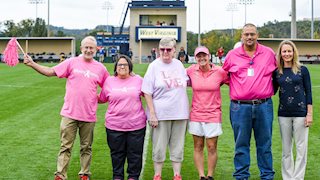 WVU women’s soccer “pink” game raises breast cancer awareness and support 